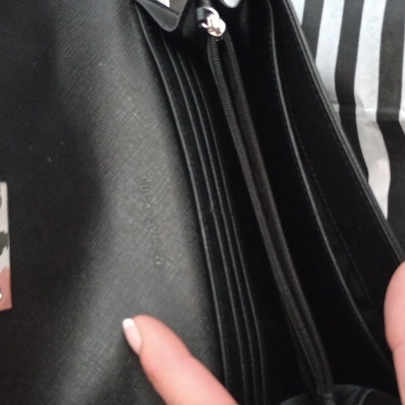 Michael Kors Shiny Leather Empire Leopard Print Silver Latch Perfect Condition - Picture 4 of 11